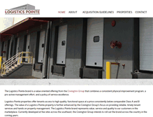 Tablet Screenshot of logisticspointe.com